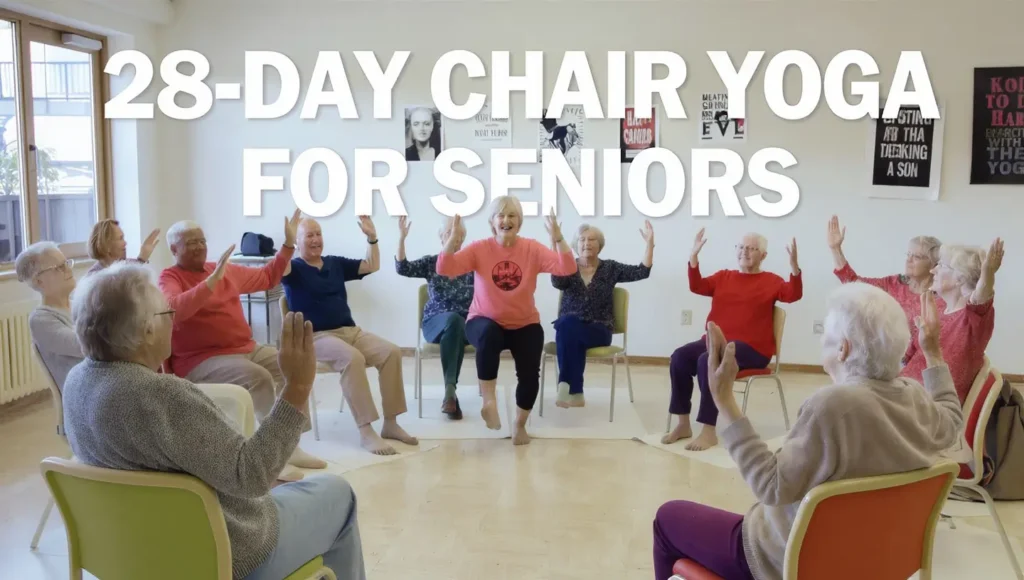My 28-Day Chair Yoga for Seniors Transformation