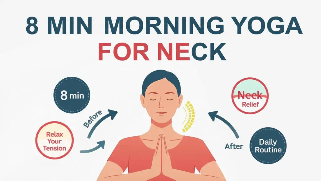 8 min Morning Yoga for Neck