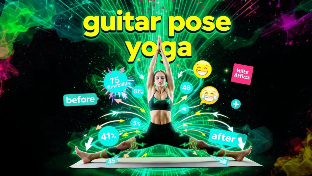 Guitar Pose Yoga