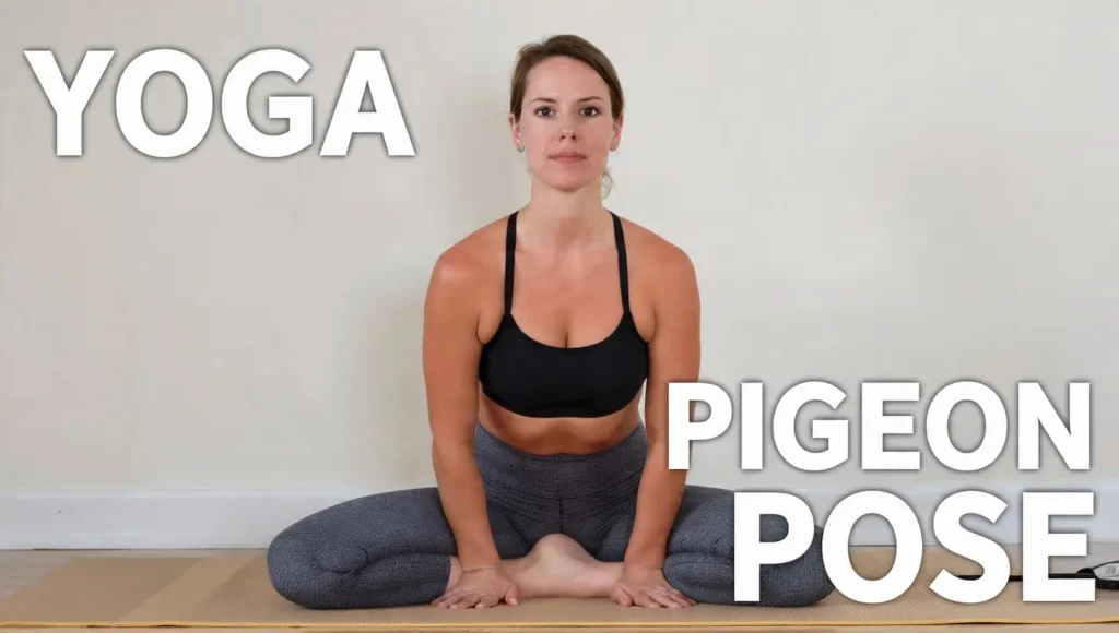 pigeon position in yoga