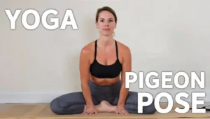 pigeon position in yoga