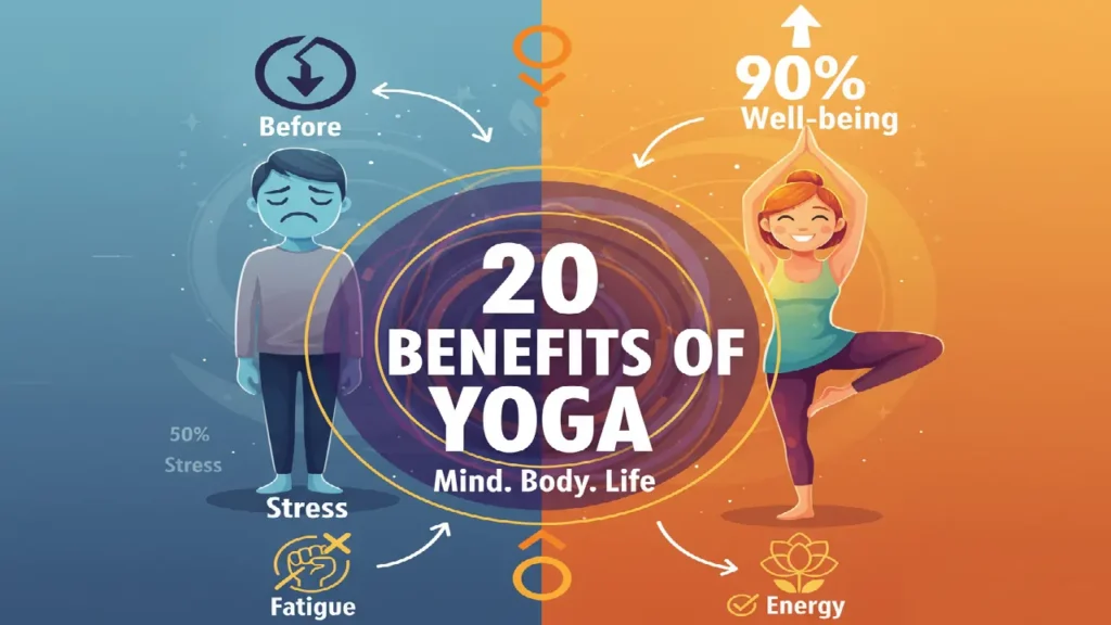 20 benefits of yoga