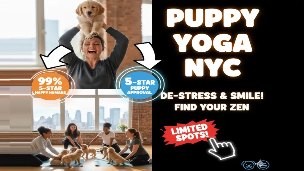 puppy yoga nyc​
