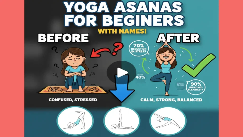 yoga asanas for beginners with names