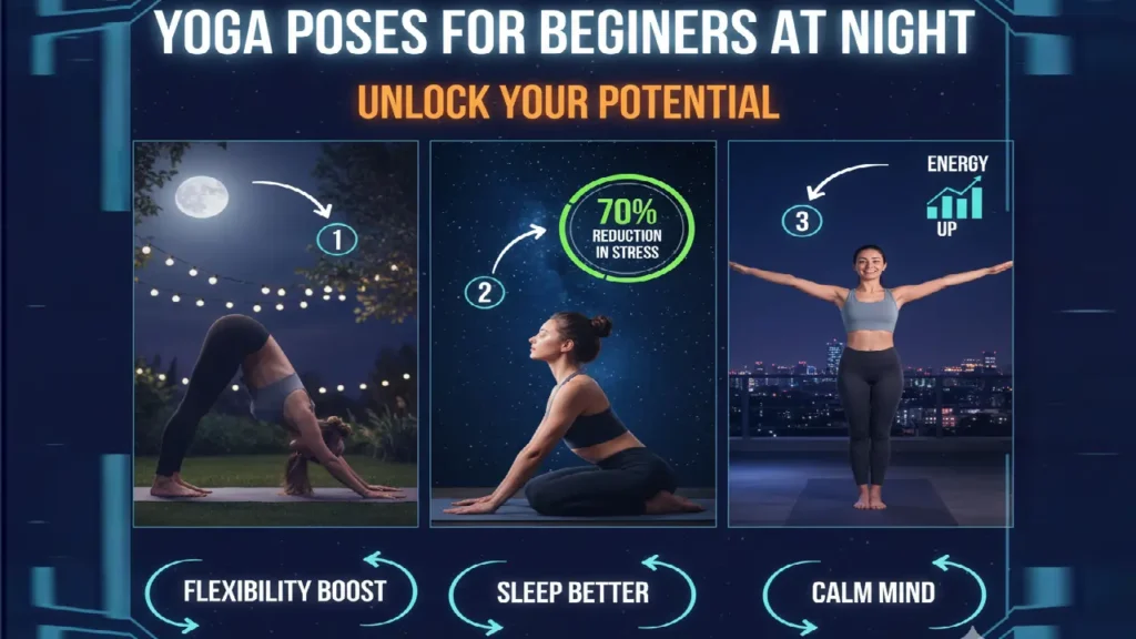 Yoga Poses for Beginners at Night