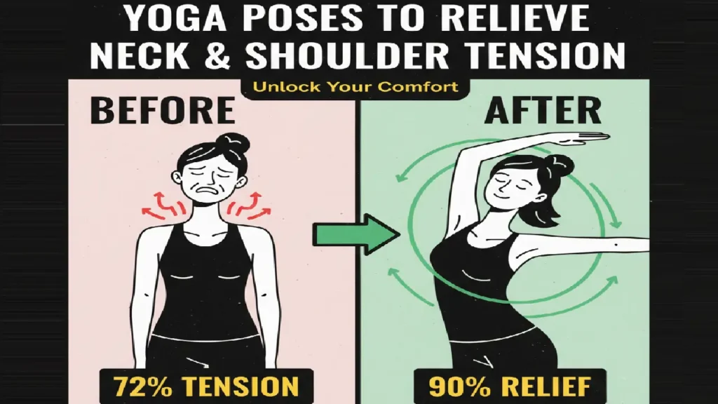yoga poses to relieve neck and shoulder tension
