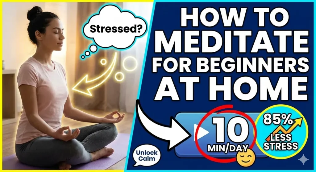 How to meditate for beginners at home