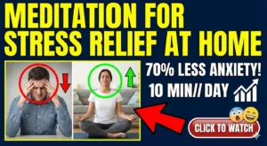 Meditation for stress relief at home
