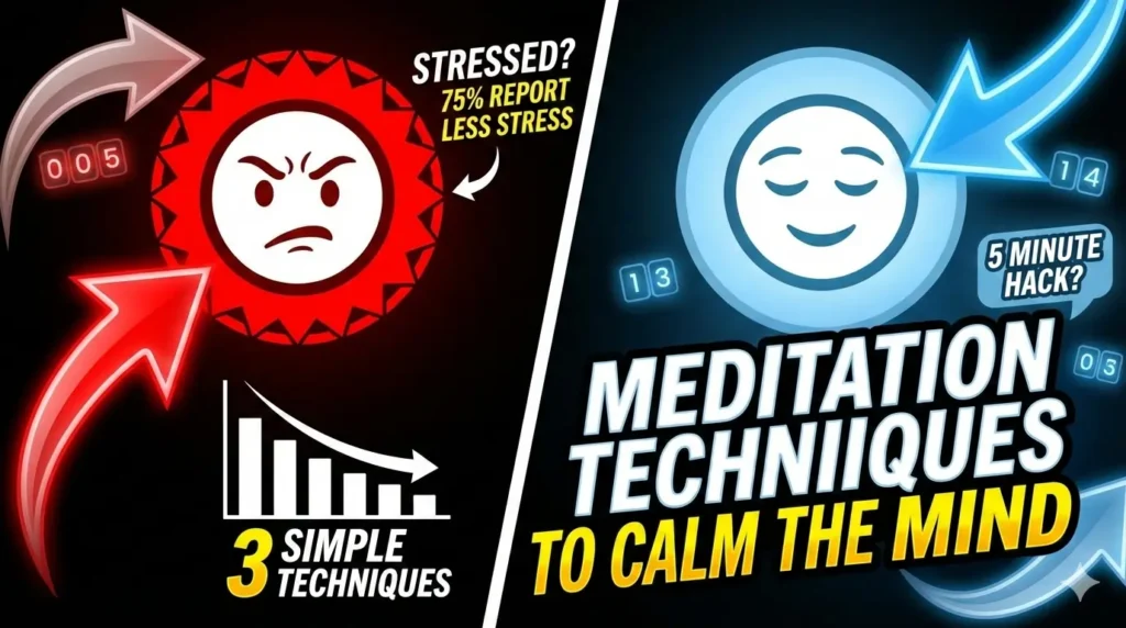 Meditation techniques to calm the mind
