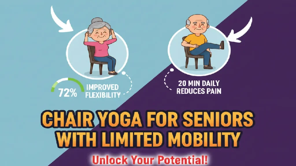 Chair yoga for seniors with limited mobility