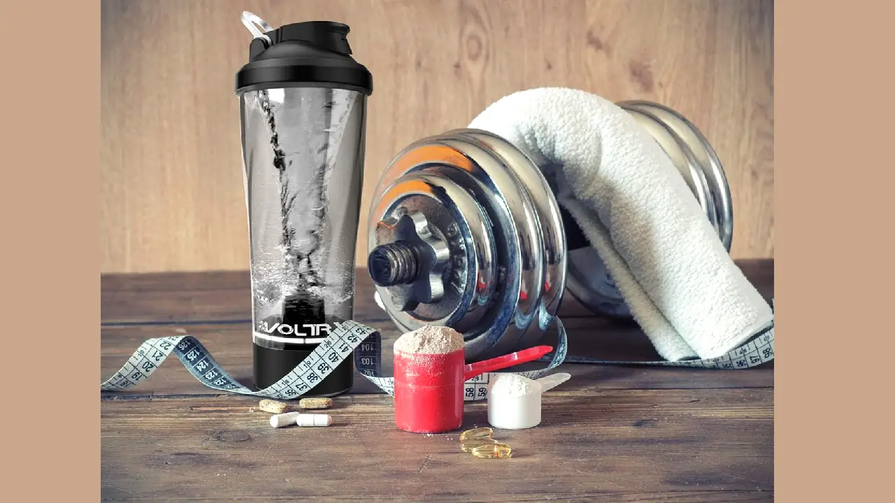 Electric Protein Shaker Bottle