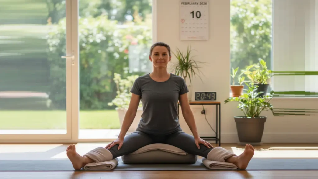 frog pose modifications for tight hips or knees
