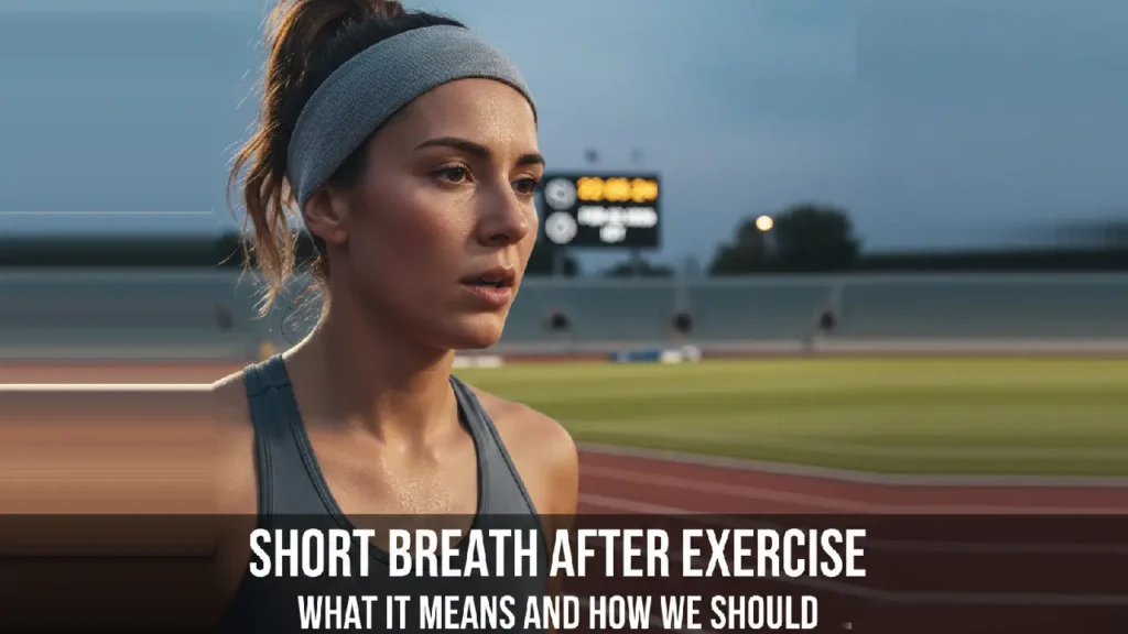 short breath after exercise what it means