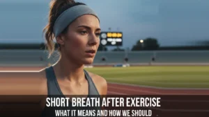 short breath after exercise what it means
