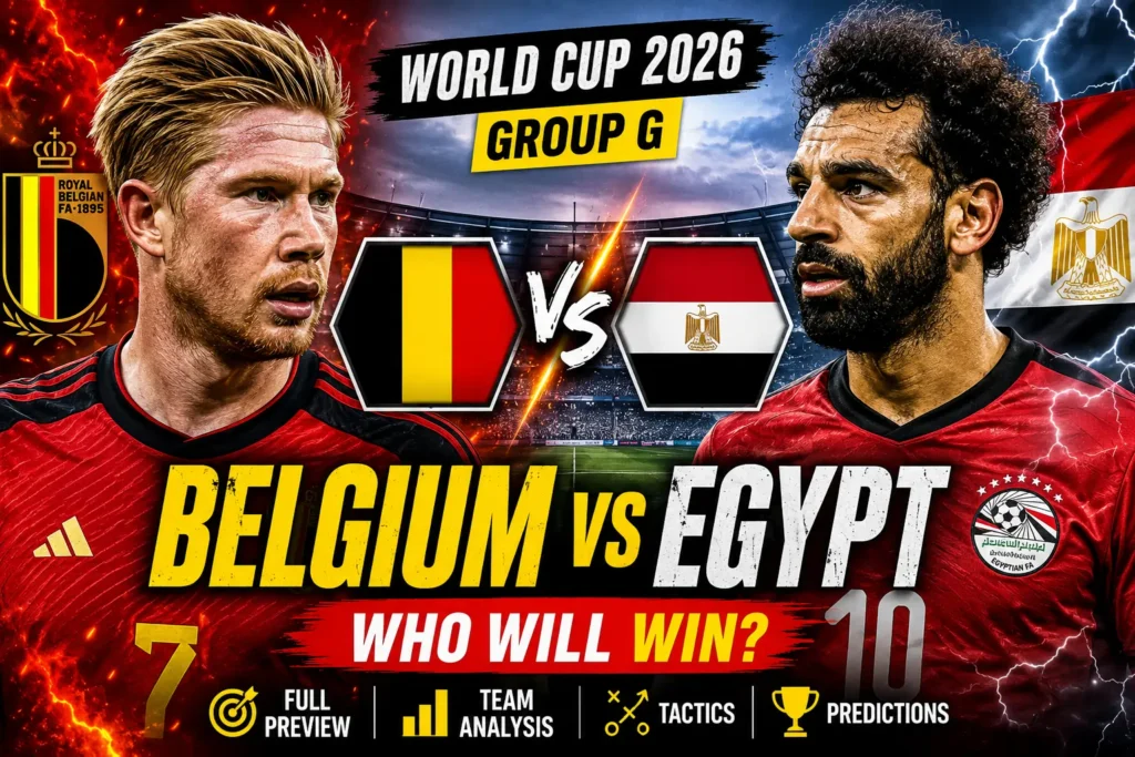 Belgium vs Egypt