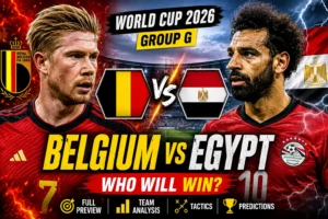 Belgium vs Egypt